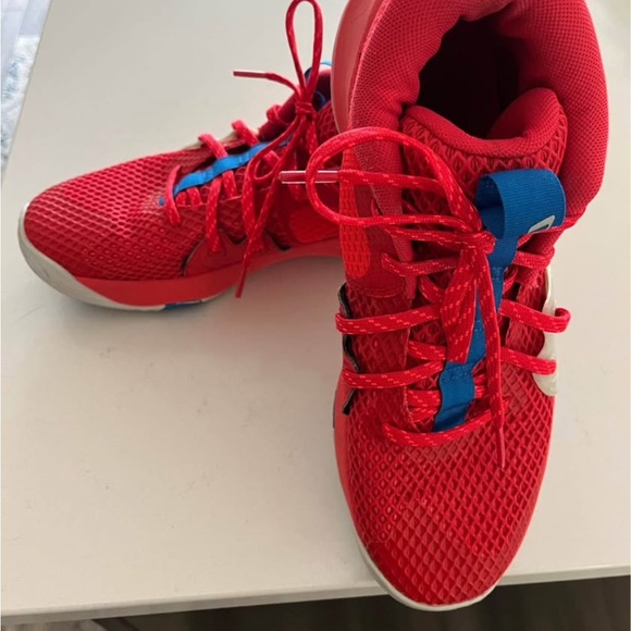 Under Armour Red and Blue Athletic Shoes - Picture 1 of 2